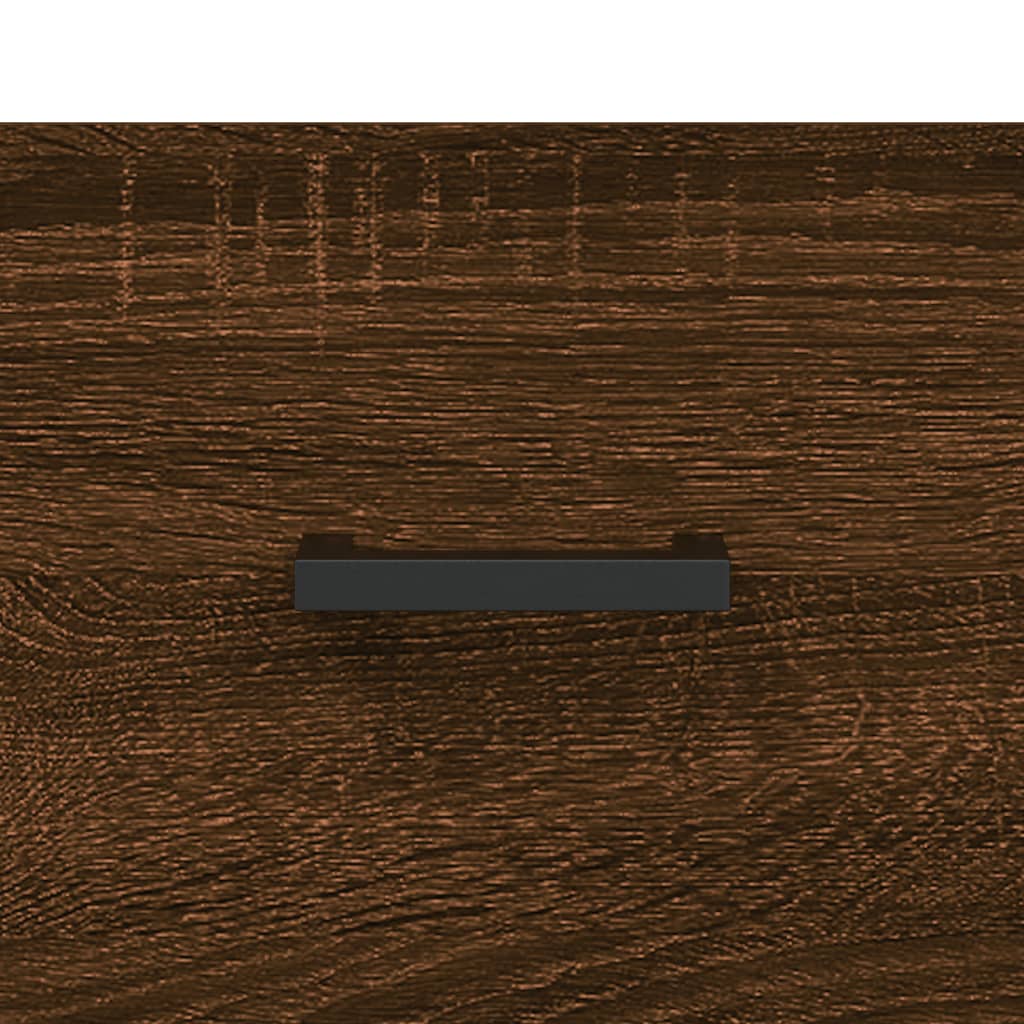 Nattbord 2 stk brun eik 40x35x47,5 cm konstruert tre