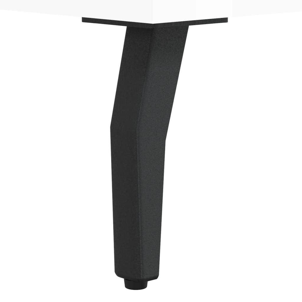 Nattbord 2 stk høyglans hvit 40x35x47,5 cm konstruert tre