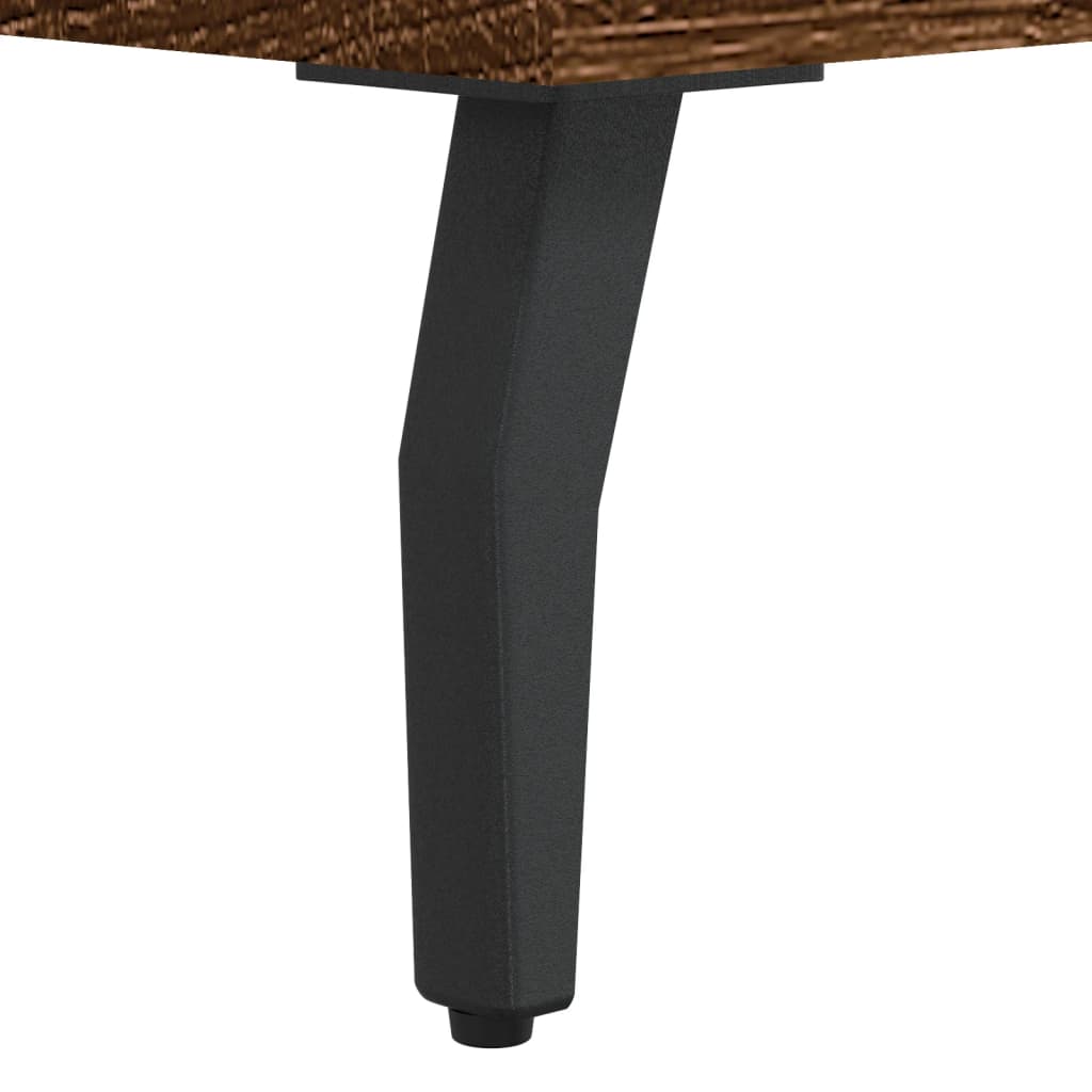 Nattbord 2 stk brun eik 40x35x47,5 cm konstruert tre