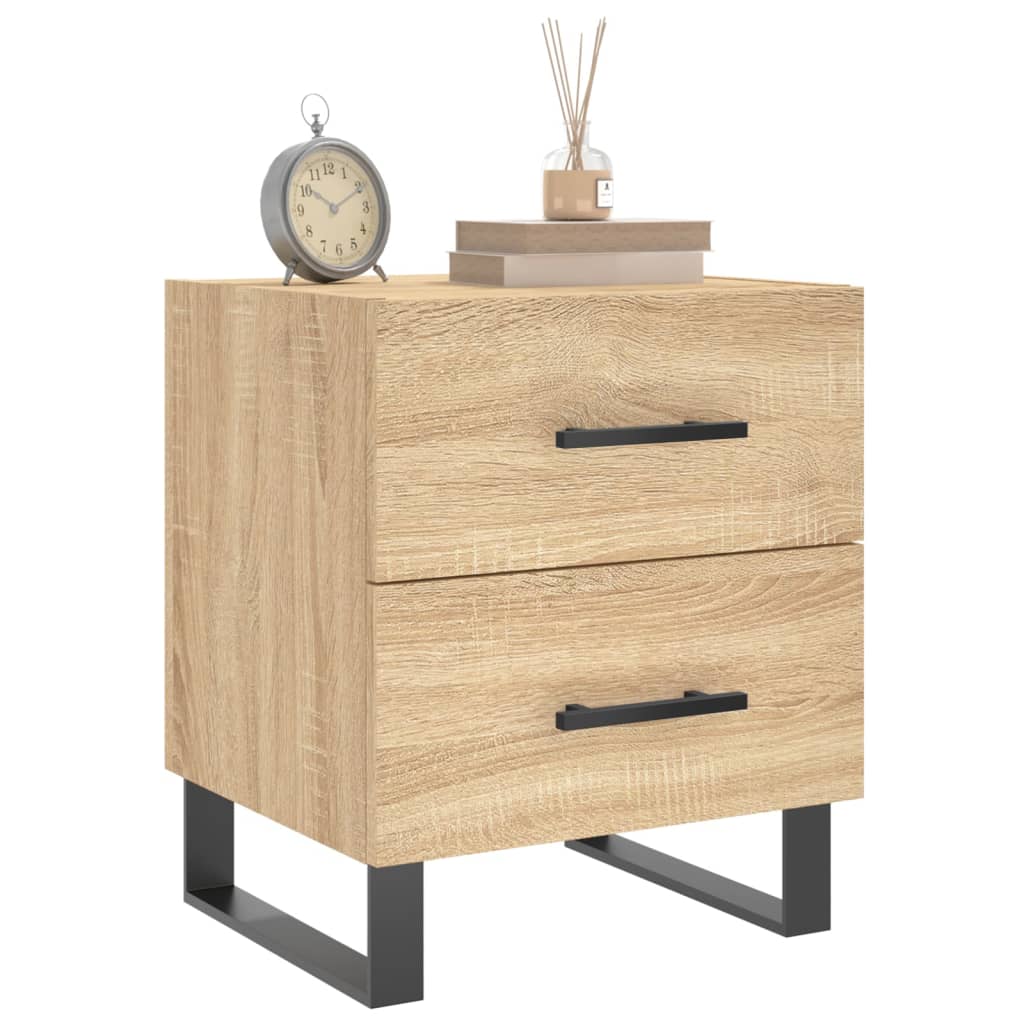 Nattbord 2 stk sonoma eik 40x35x47,5 cm konstruert tre