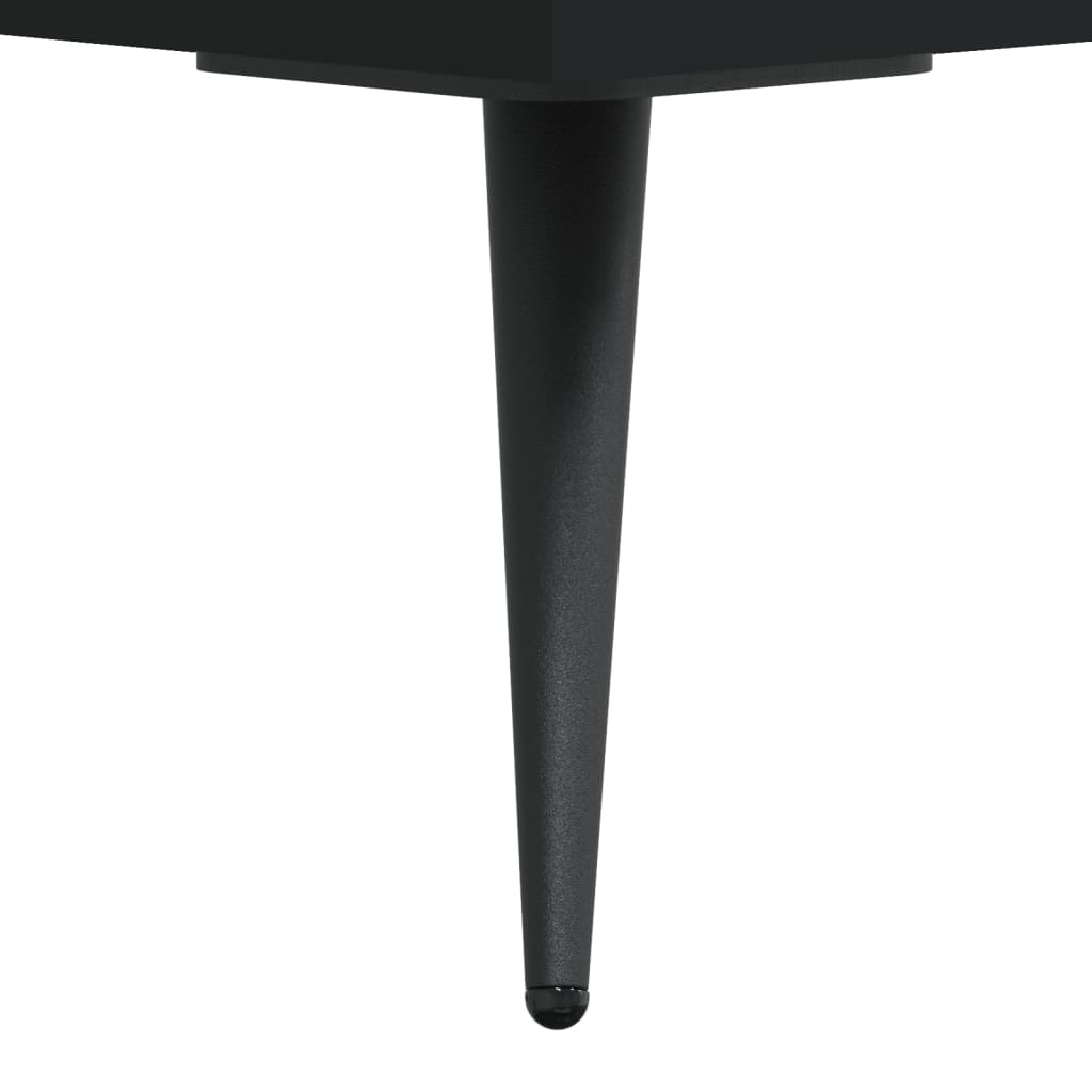 Nattbord 2 stk svart 40x35x47,5 cm konstruert tre