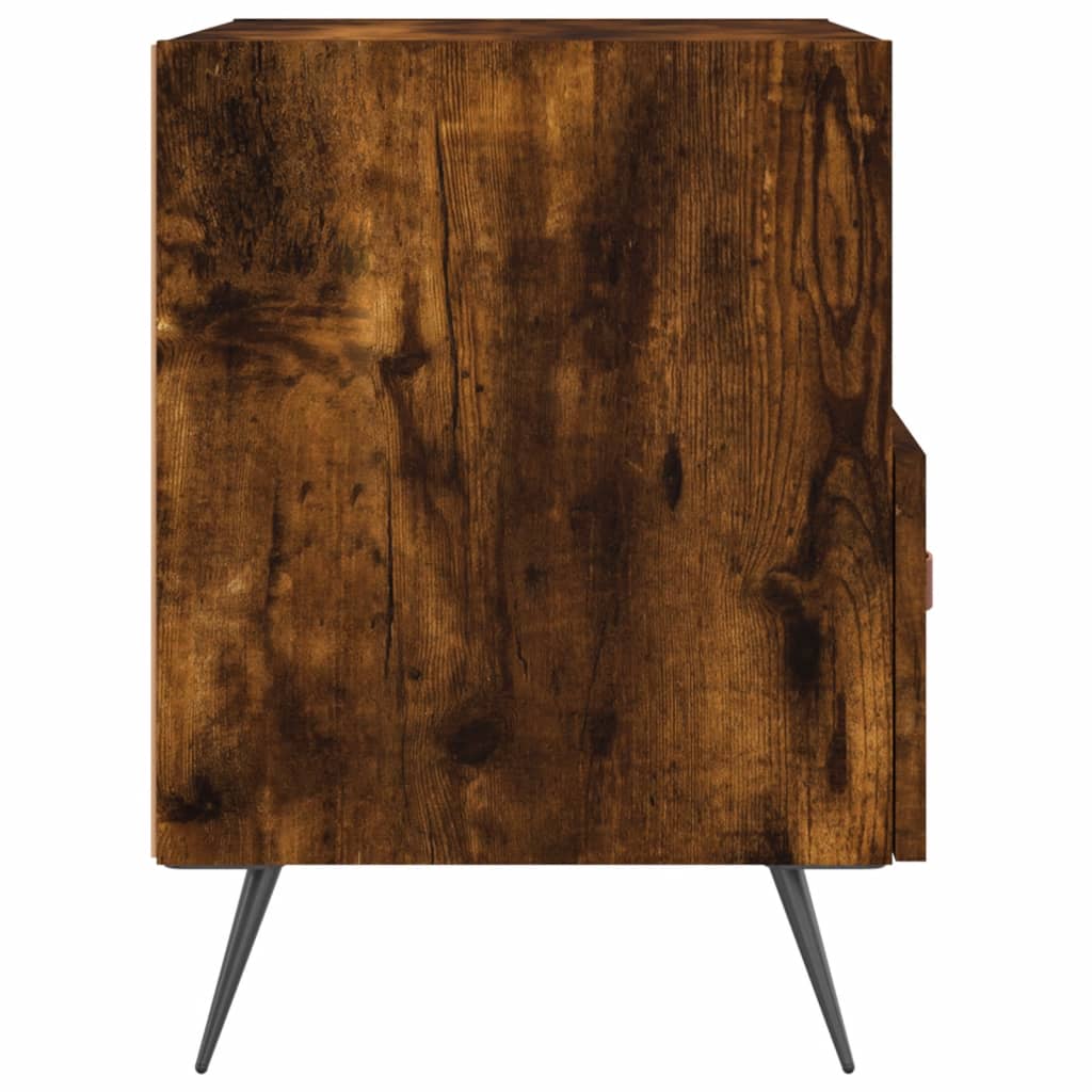 Nattbord røkt eik 40x35x47,5 cm konstruert tre