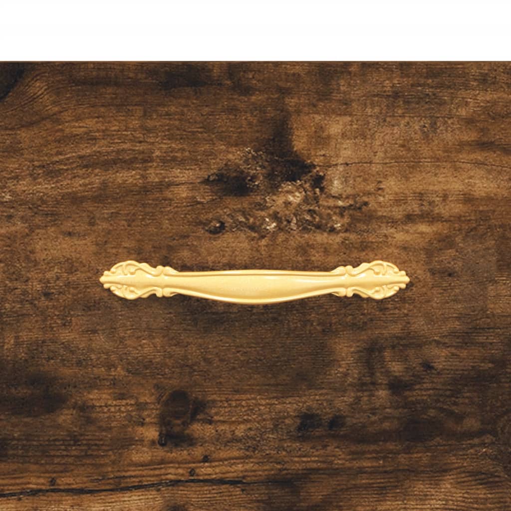 Nattbord 2 stk røkt eik 40x35x47,5 cm konstruert tre