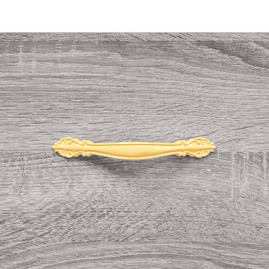 Nattbord 2 stk grå sonoma 40x35x47,5 cm konstruert tre