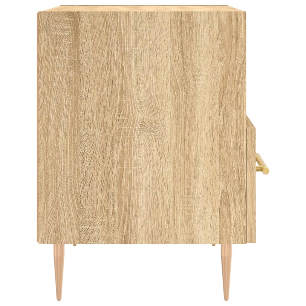 Nattbord 2 stk sonoma eik 40x35x47,5 cm konstruert tre
