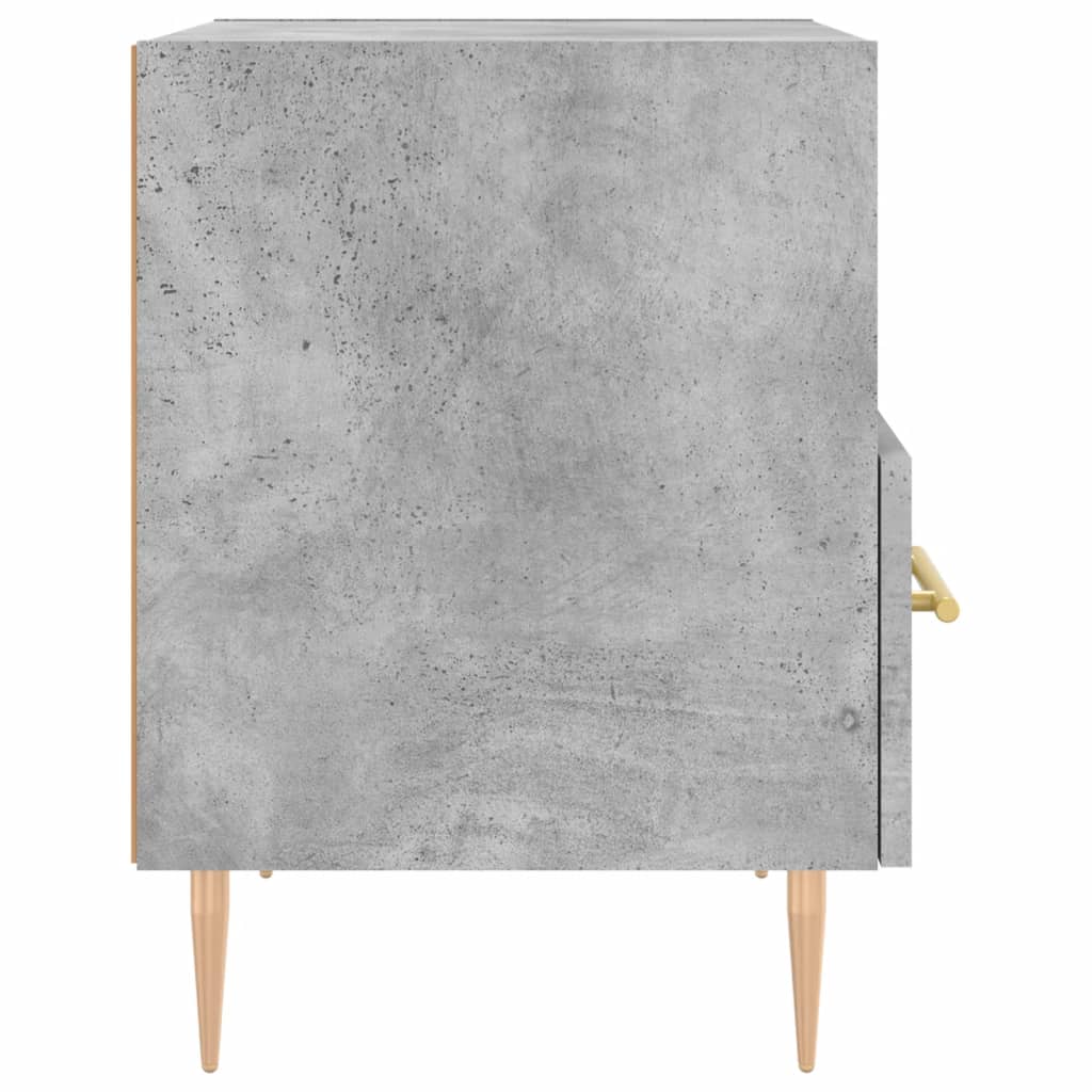 Nattbord betonggrå 40x35x47,5 cm konstruert tre