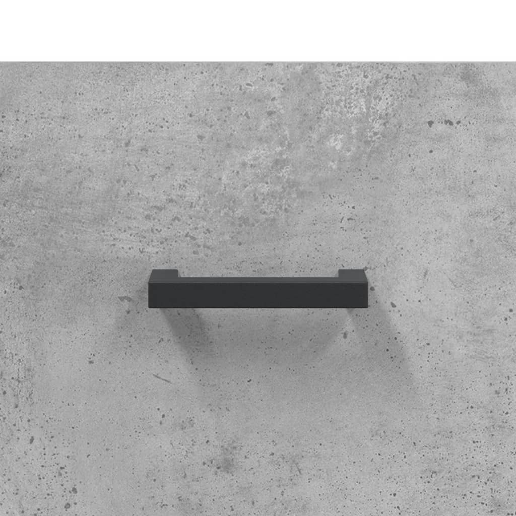 Nattbord 2 stk betonggrå 40x35x47,5 cm konstruert tre