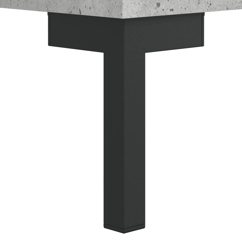 Nattbord 2 stk betonggrå 40x35x47,5 cm konstruert tre