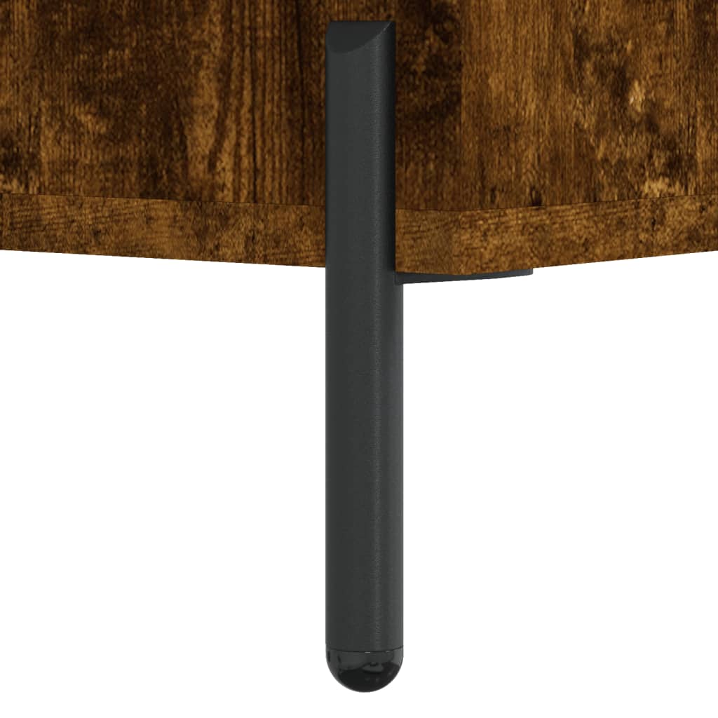 Nattbord 2 stk røkt eik 40x35x47,5 cm konstruert tre