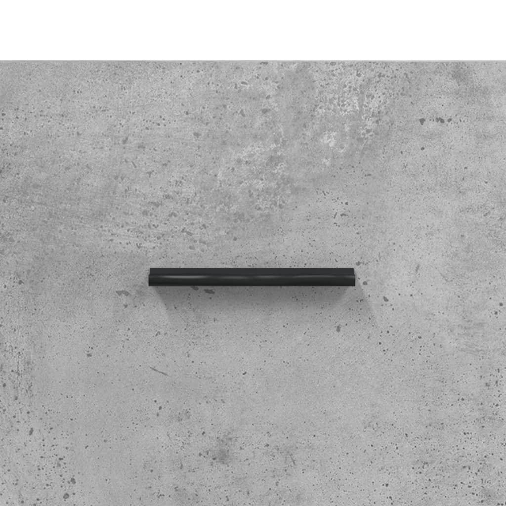 Nattbord 2 stk betonggrå 40x35x47,5 cm konstruert tre