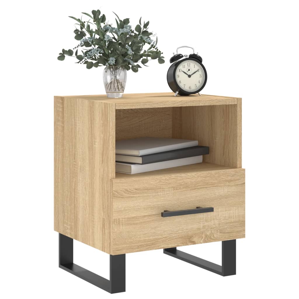 Nattbord sonoma eik 40x35x47,5 cm konstruert tre