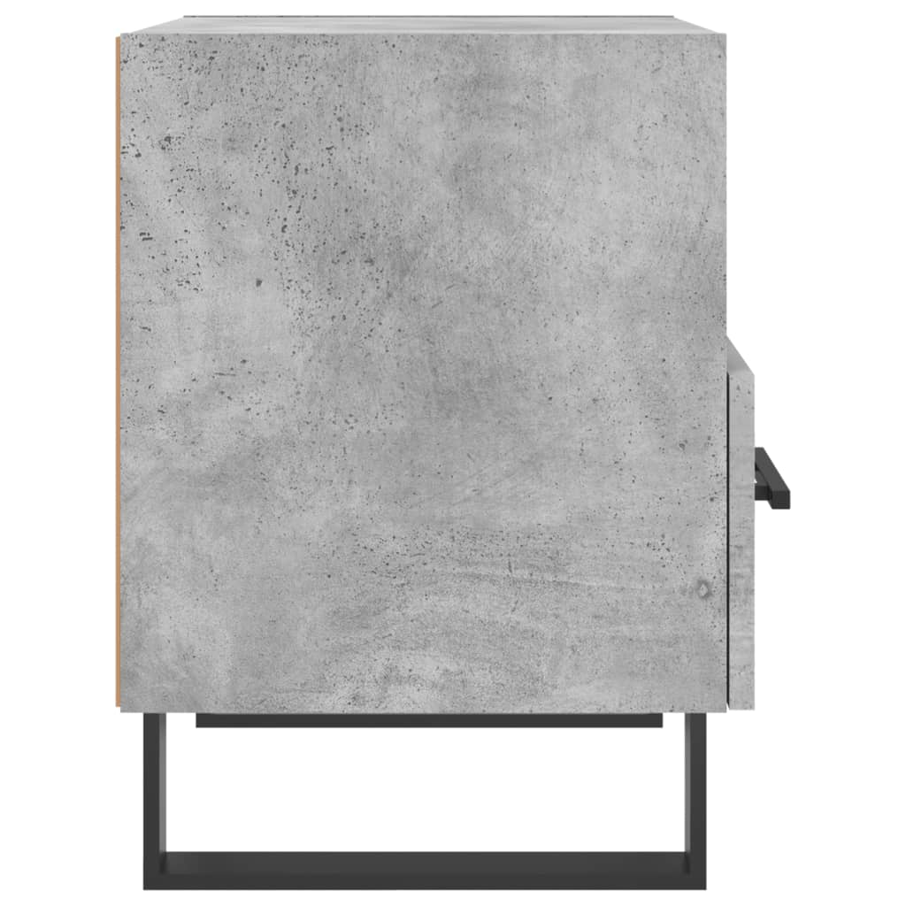 Nattbord 2 stk betonggrå 40x35x47,5 cm konstruert tre