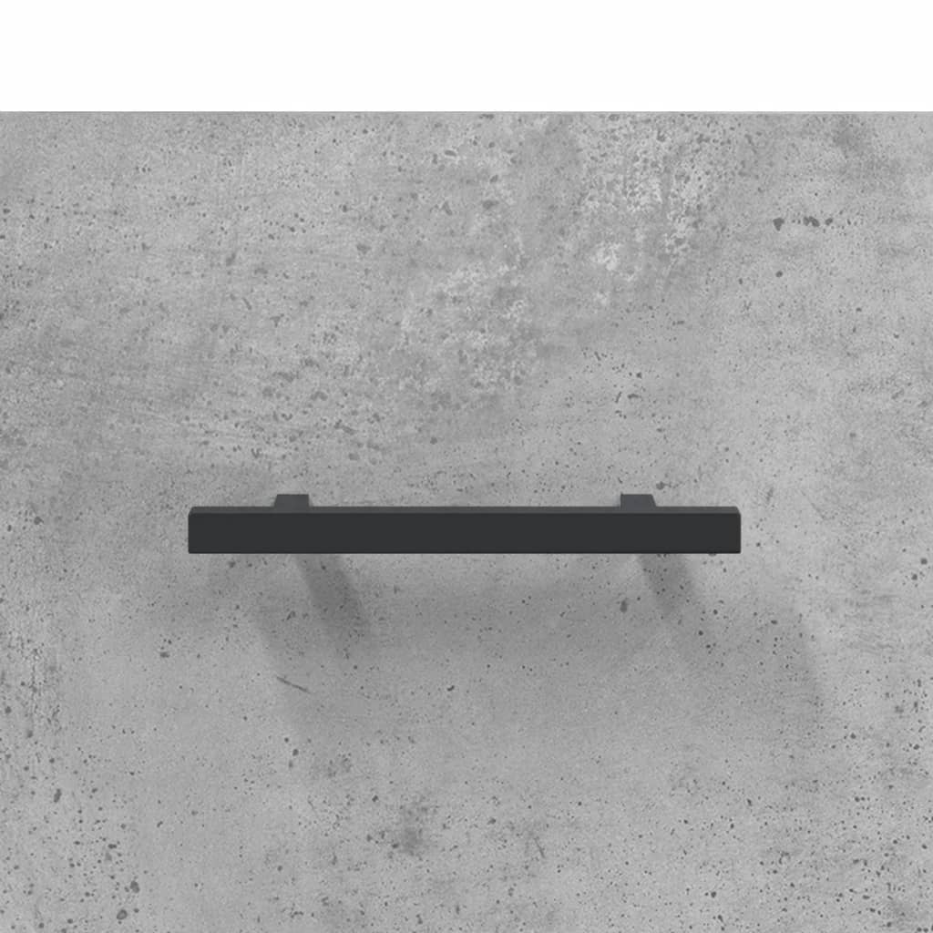 Nattbord 2 stk betonggrå 40x35x47,5 cm konstruert tre
