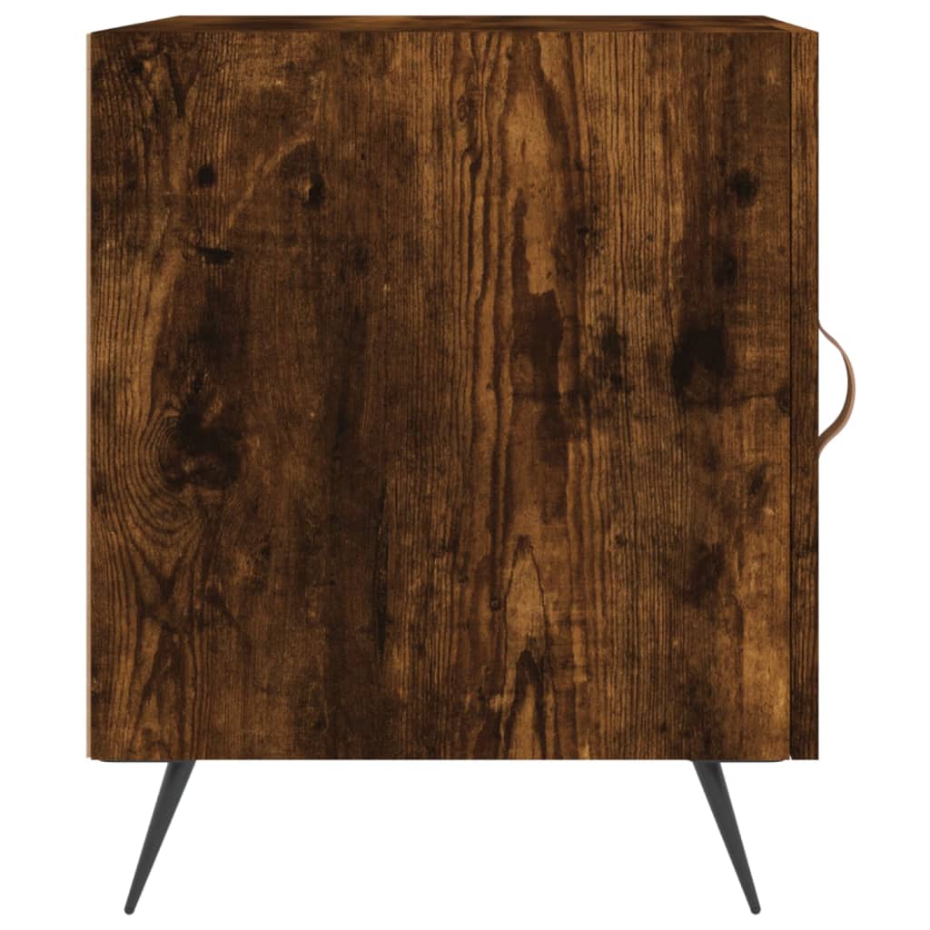 Nattbord røkt eik 40x40x50 cm konstruert tre
