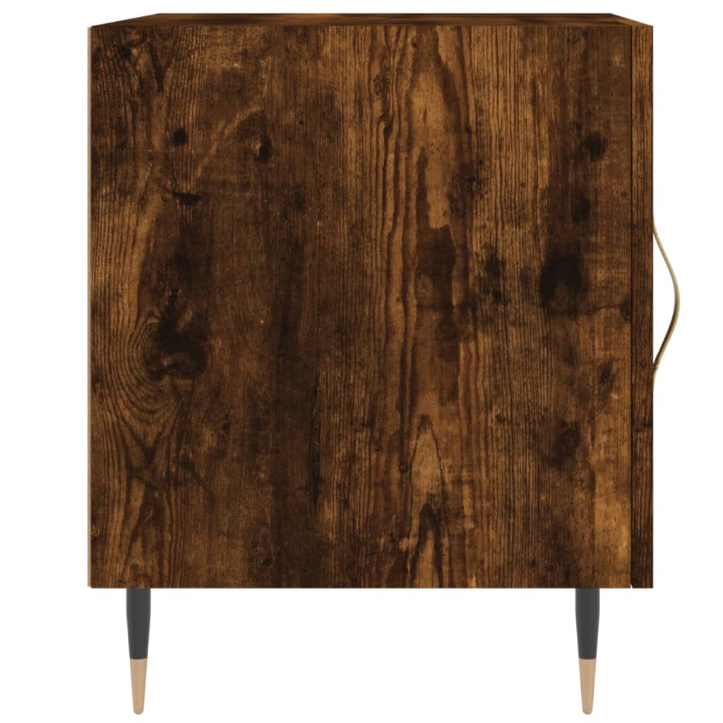 Nattbord 2 stk røkt eik 40x40x50 cm konstruert tre