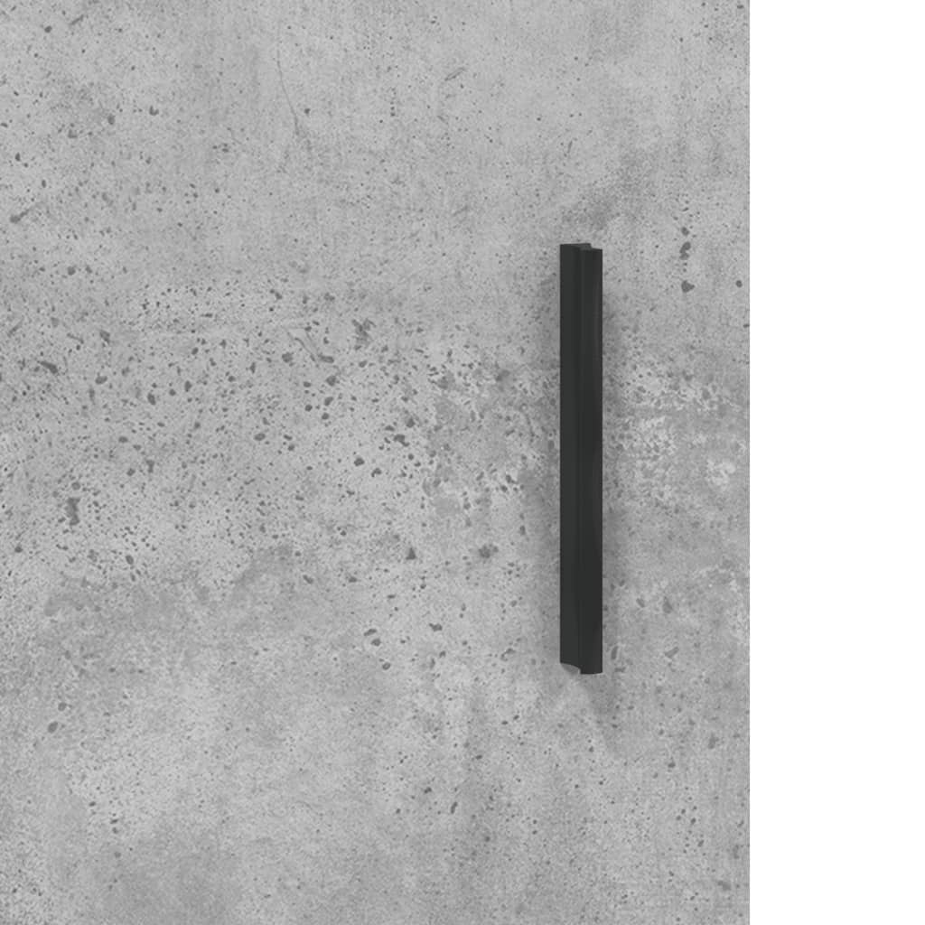 Nattbord 2 stk betonggrå 40x40x50 cm konstruert tre