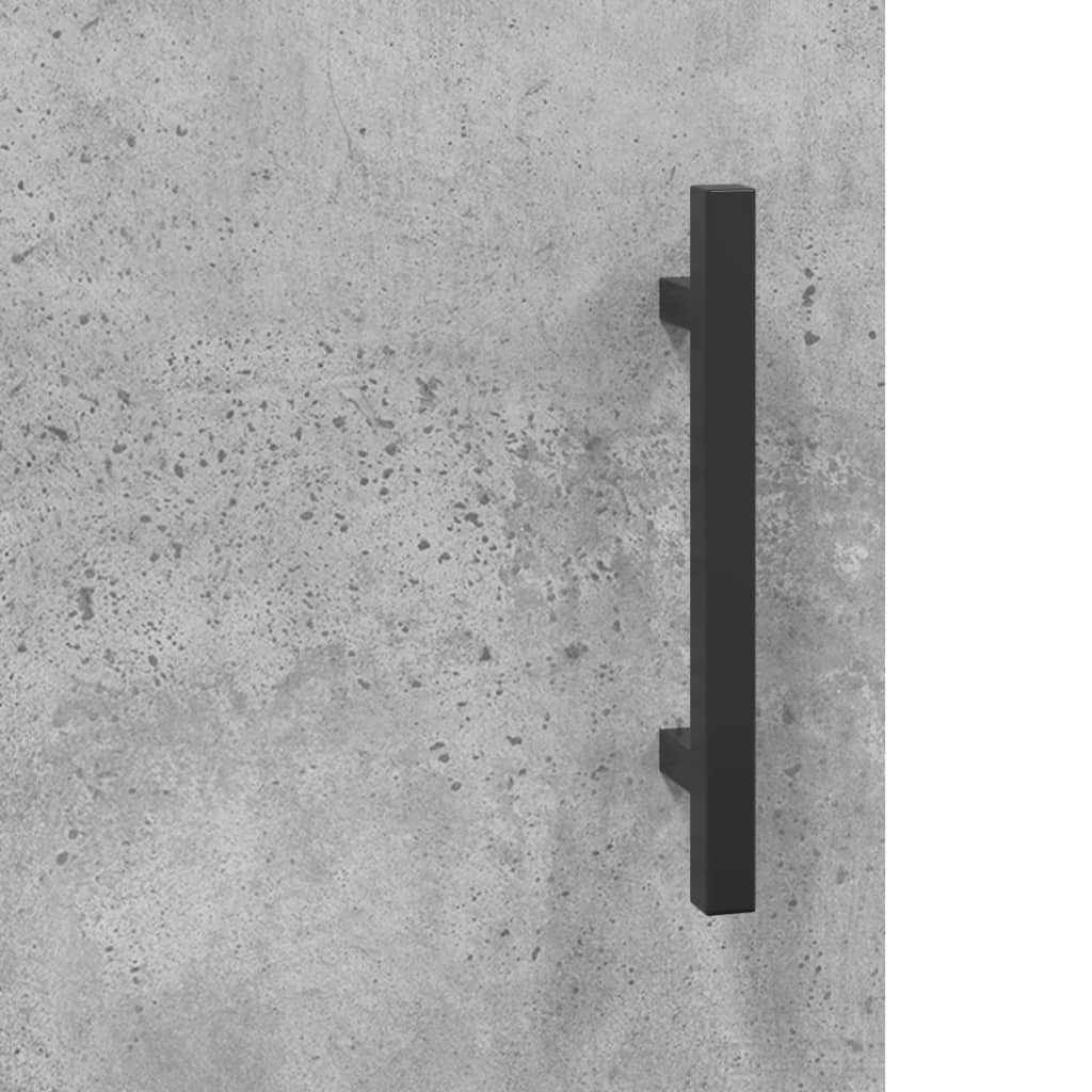 Nattbord 2 stk betonggrå 40x40x50 cm konstruert tre