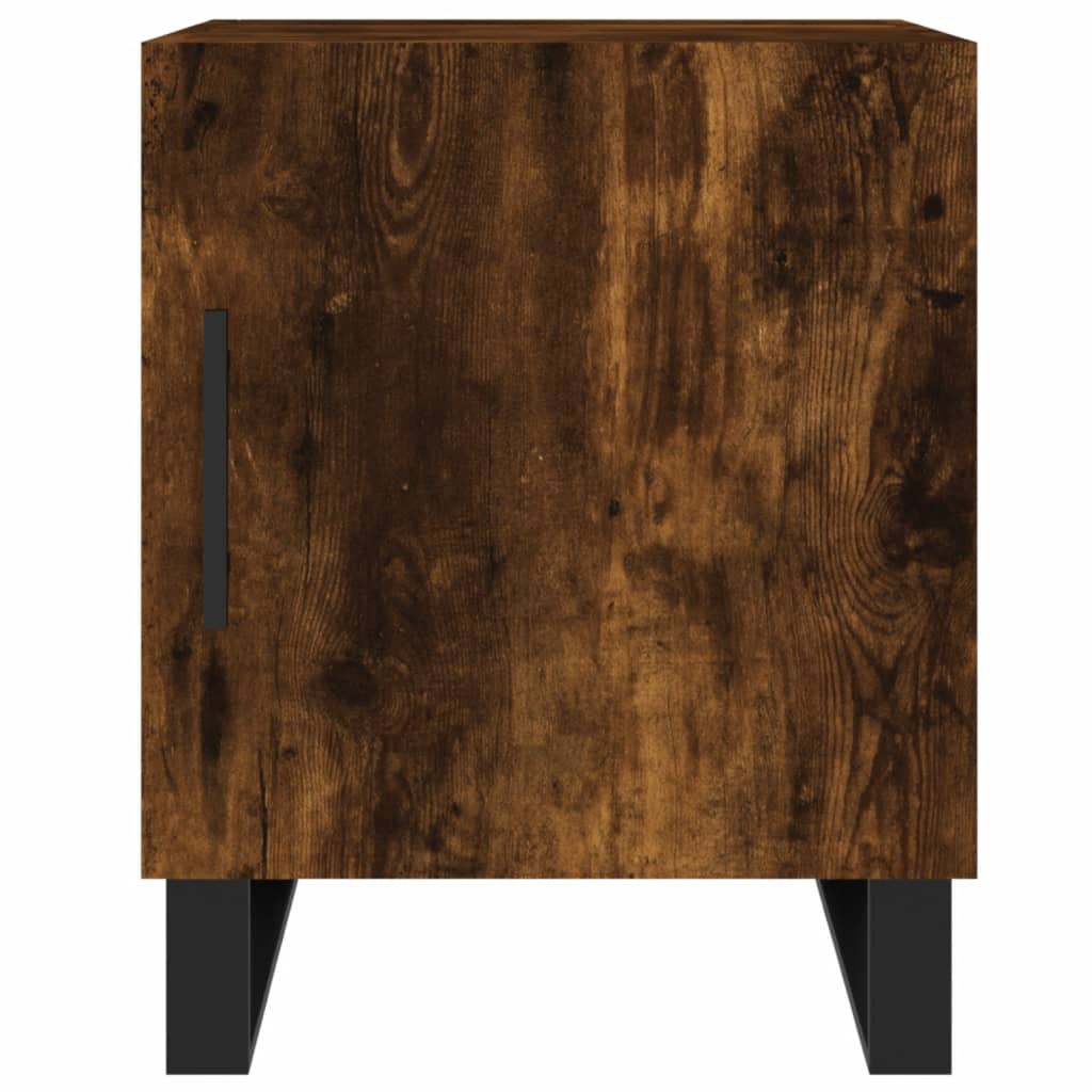 Nattbord røkt eik 40x40x50 cm konstruert tre