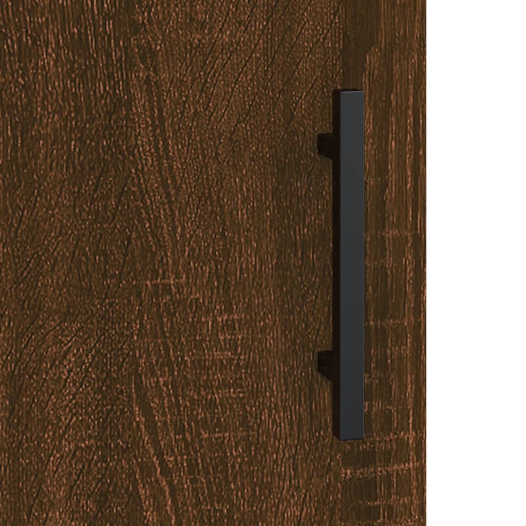 Nattbord brun eik 40x40x50 cm konstruert tre