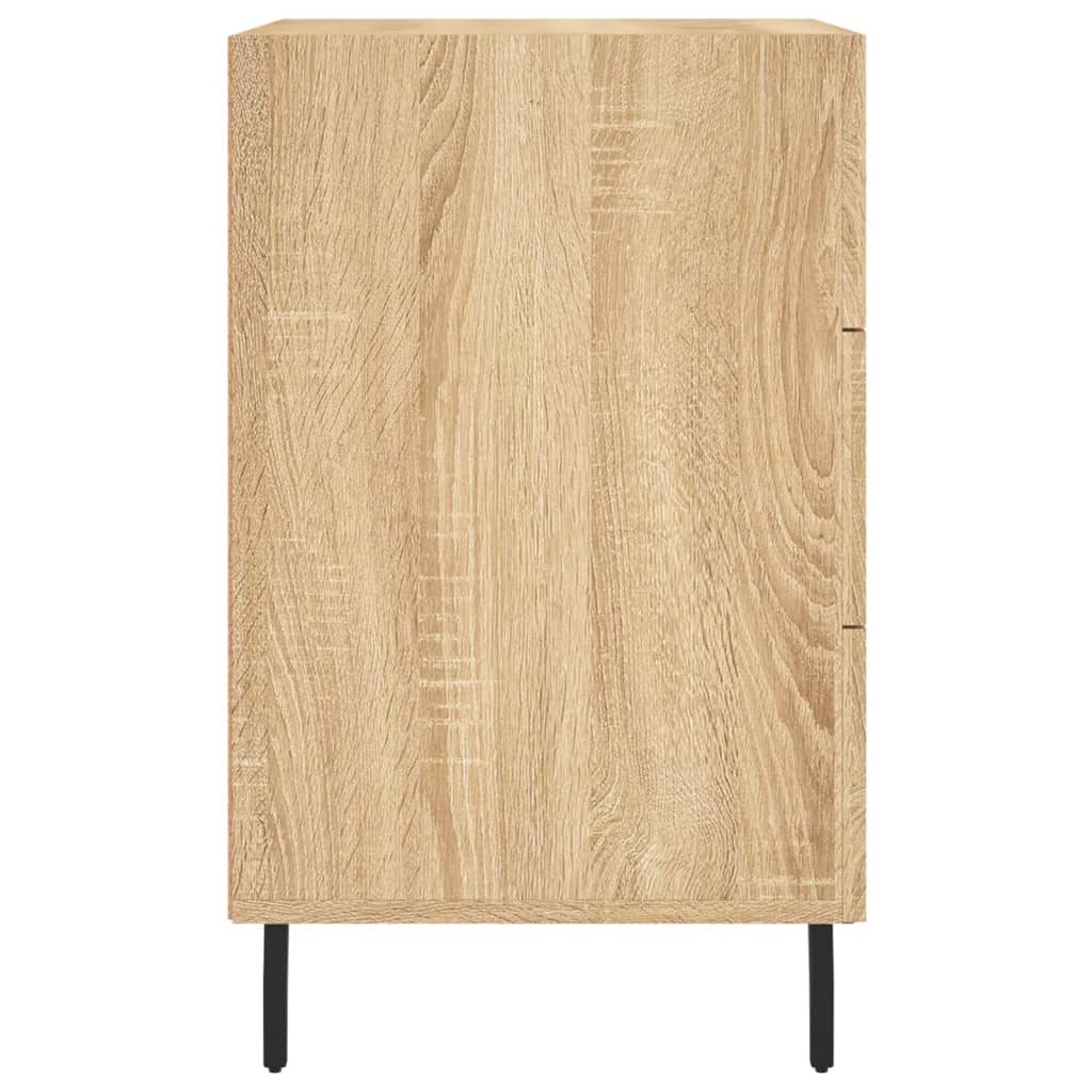 Nattbord sonoma eik 40x40x66 cm konstruert tre