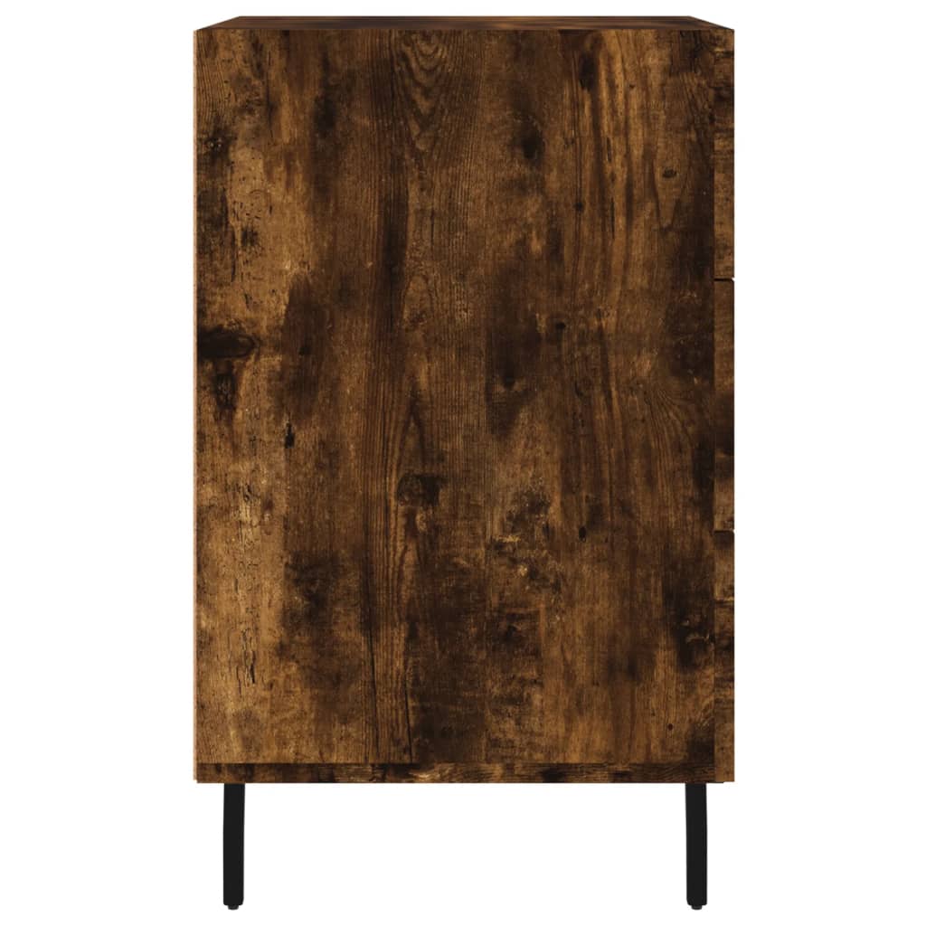 Nattbord røkt eik 40x40x66 cm konstruert tre
