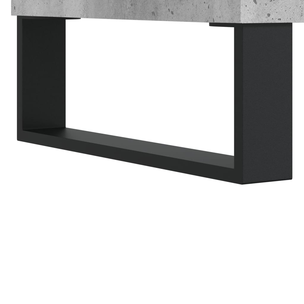 Nattbord betonggrå 40x40x66 cm konstruert tre