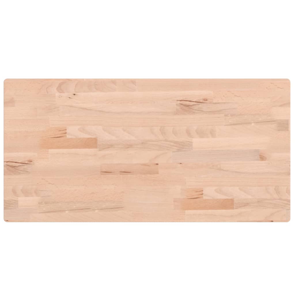 Bordplate 80x40x2,5 cm rektangulær heltre bøketre