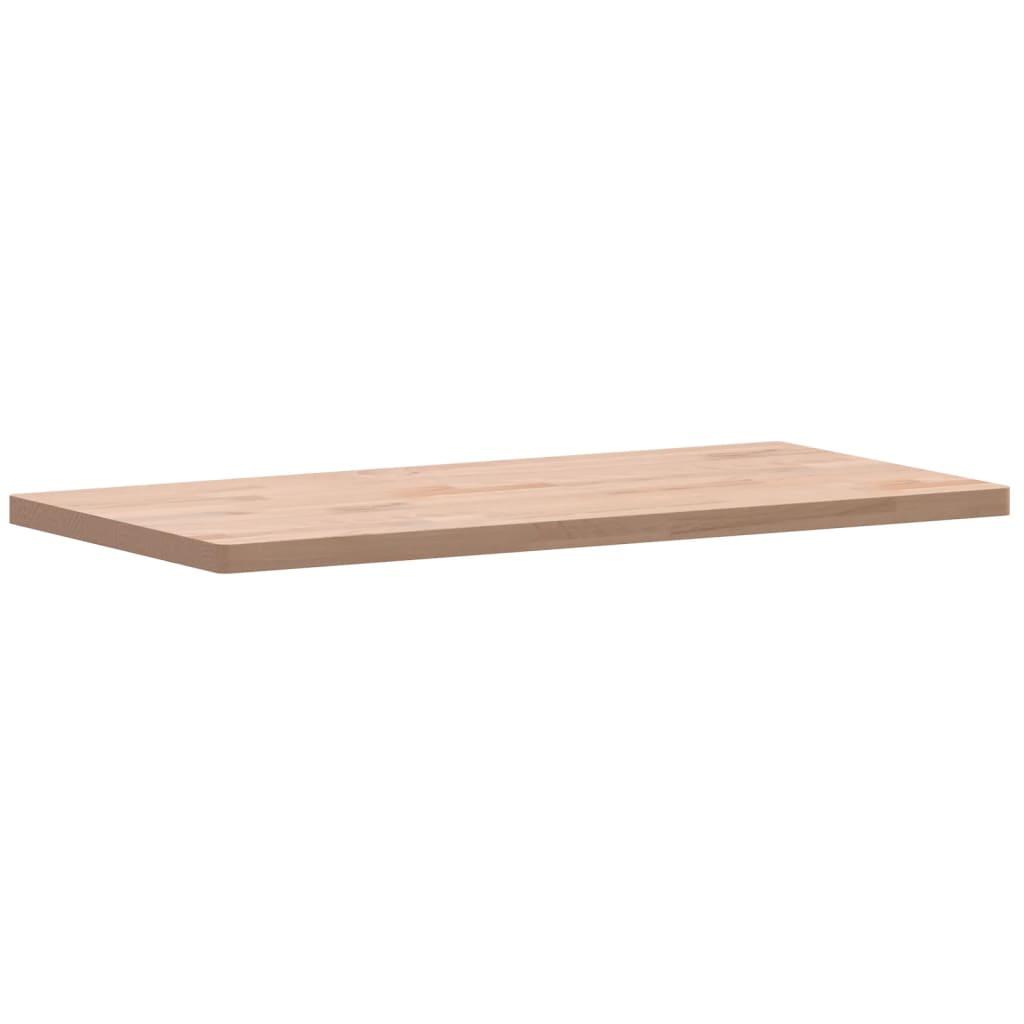Bordplate 80x40x2,5 cm rektangulær heltre bøketre