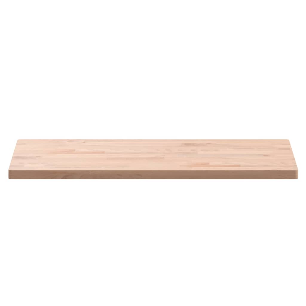 Bordplate 80x40x2,5 cm rektangulær heltre bøketre