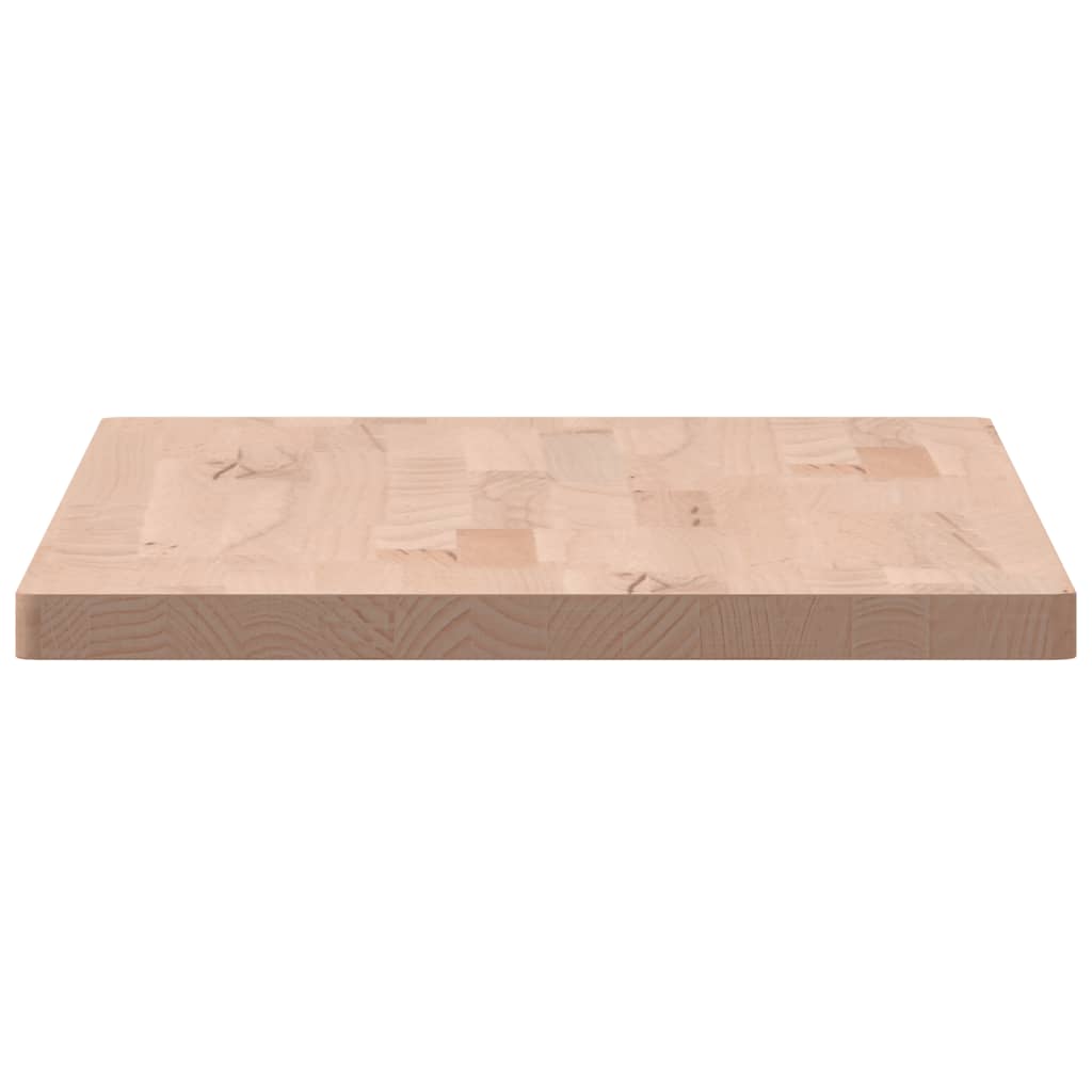 Bordplate 80x40x2,5 cm rektangulær heltre bøketre