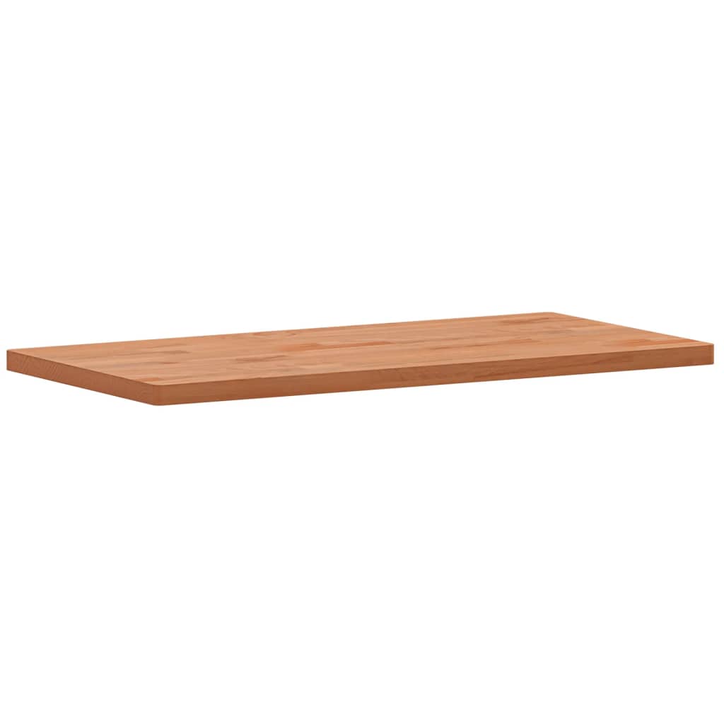 Bordplate 80x40x2,5 cm rektangulær heltre bøketre