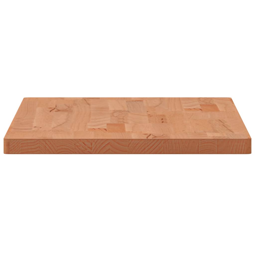 Bordplate 80x40x2,5 cm rektangulær heltre bøketre