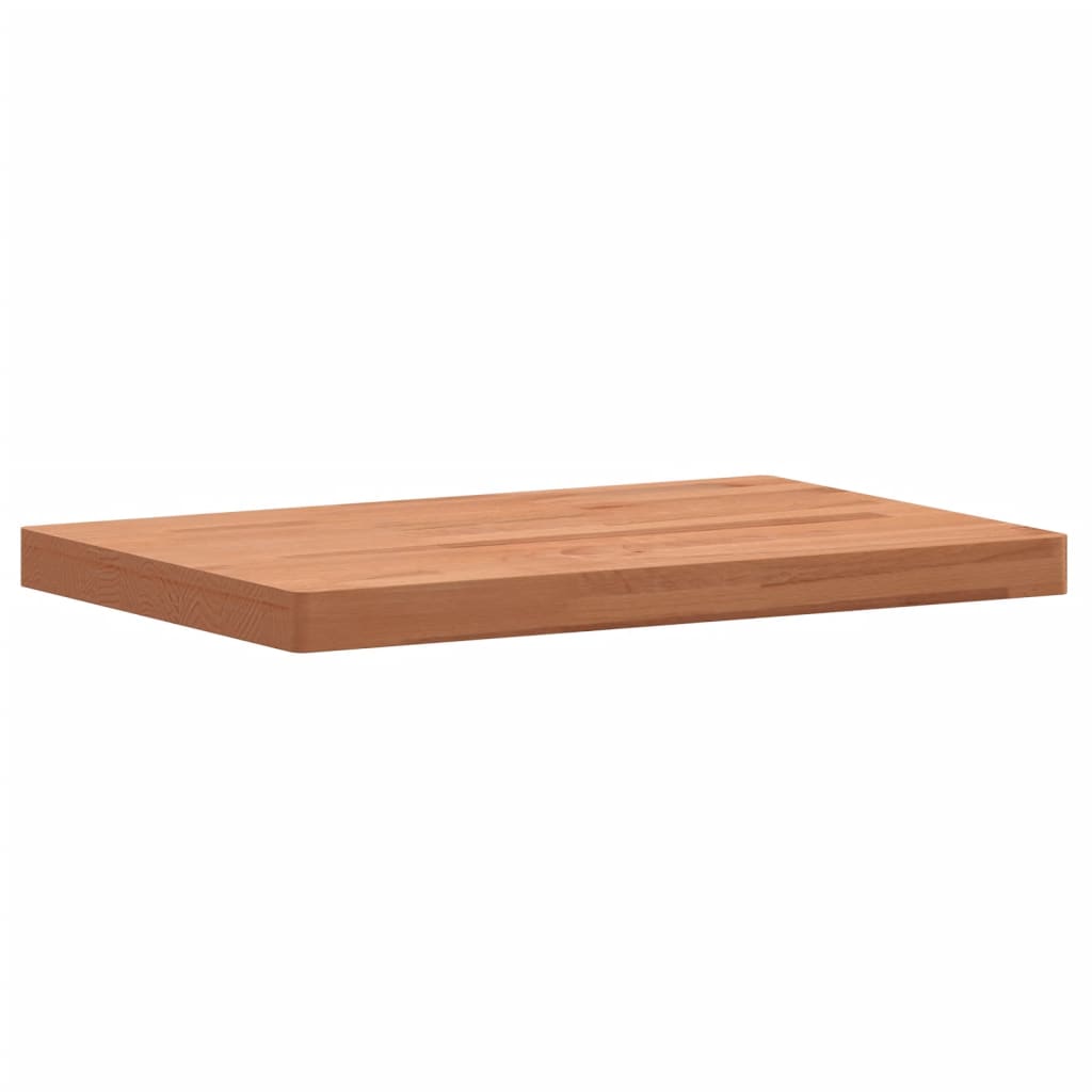 Bordplate 80x40x4 cm rektangulær heltre bøketre