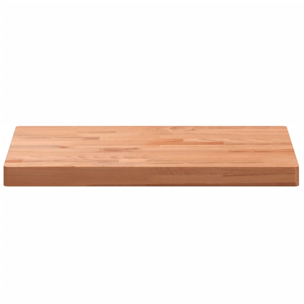 Bordplate 80x40x4 cm rektangulær heltre bøketre