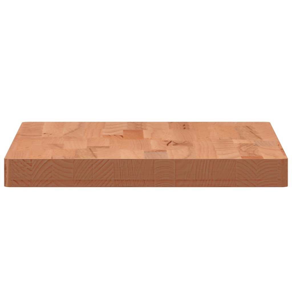 Bordplate 80x40x4 cm rektangulær heltre bøketre