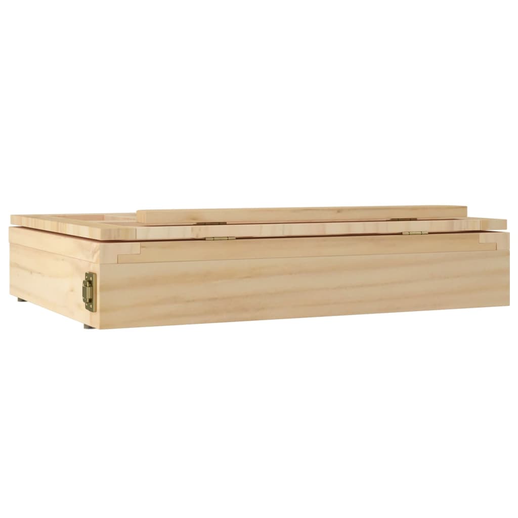 Bordstaffeli med skuff 33,5x25,5x7 cm heltre furu