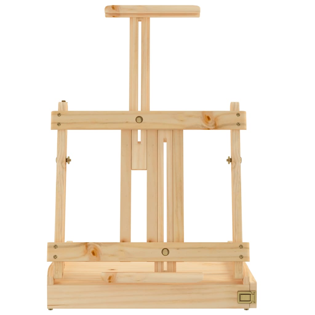 Bordstaffeli med skuff 41,5x37x12 cm heltre furu
