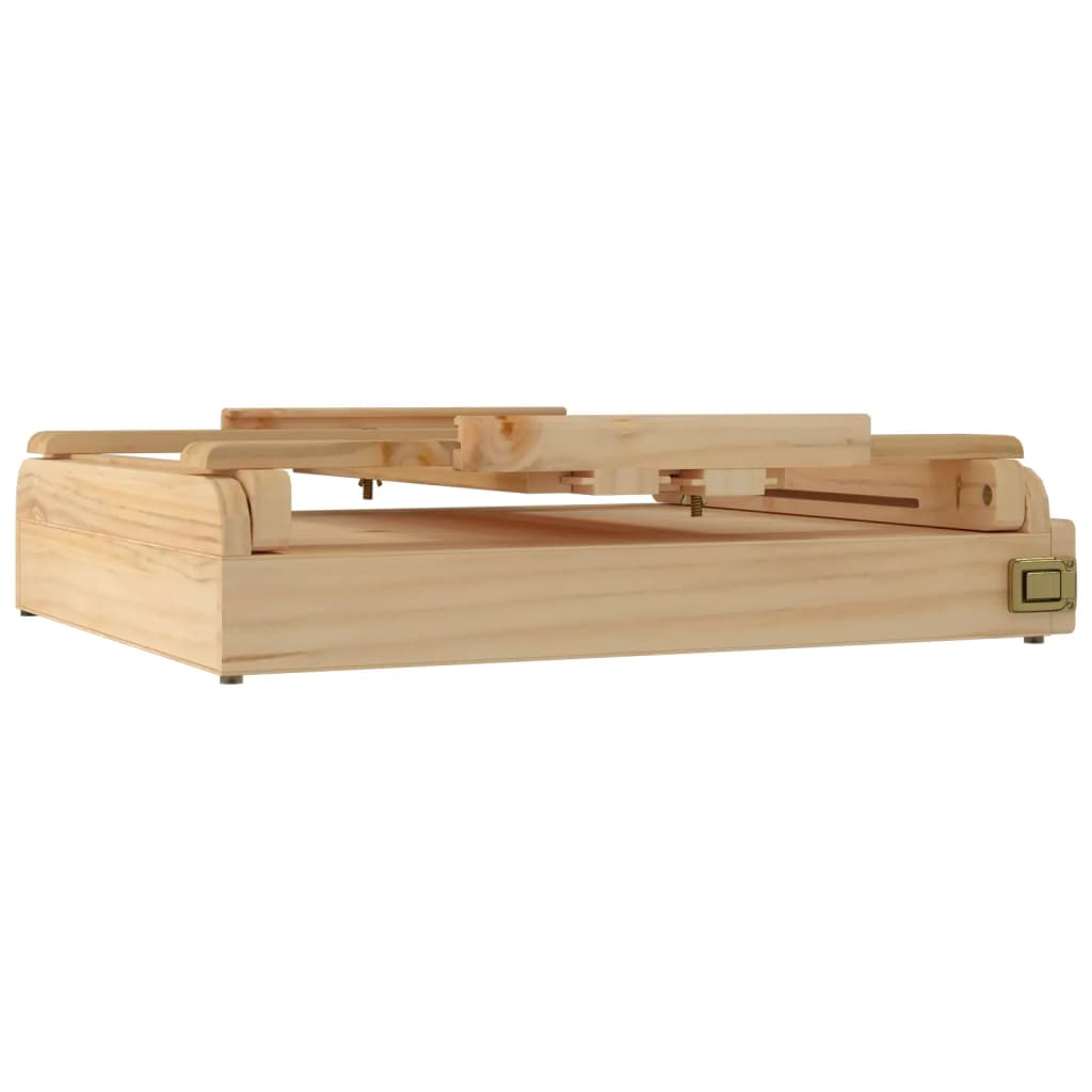 Bordstaffeli med skuff 41,5x37x12 cm heltre furu
