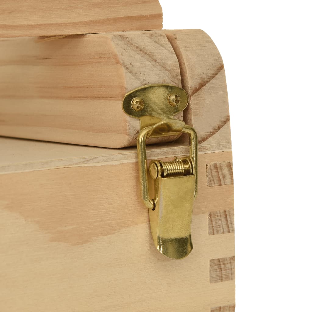 Bordstaffeli med skuff 41,5x37x12 cm heltre furu