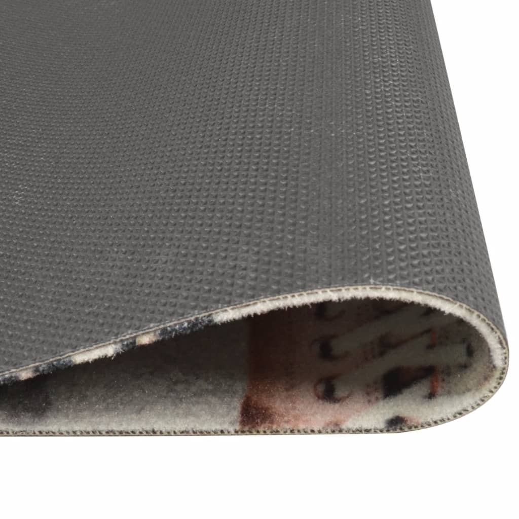 Kjøkkenteppe vaskbar Shoezone 45x150 cm fløyel