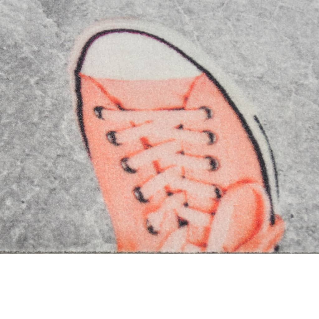 Kjøkkenteppe vaskbar Shoezone 45x150 cm fløyel