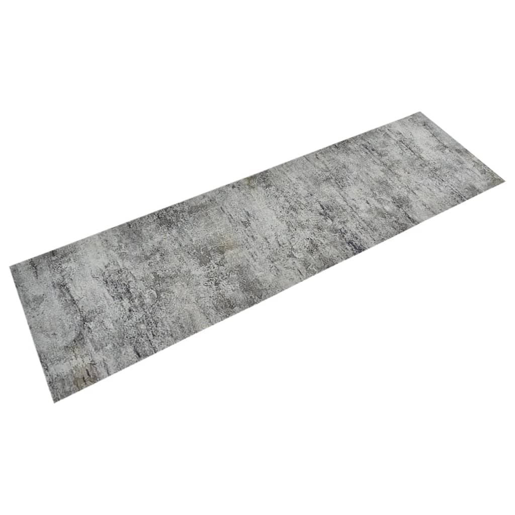 Kjøkkenteppe vaskbar Beton 45x150 cm fløyel