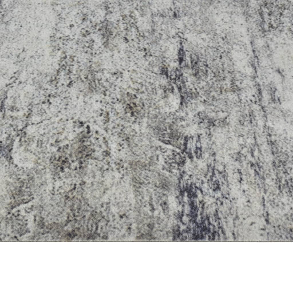 Kjøkkenteppe vaskbar Beton 45x150 cm fløyel