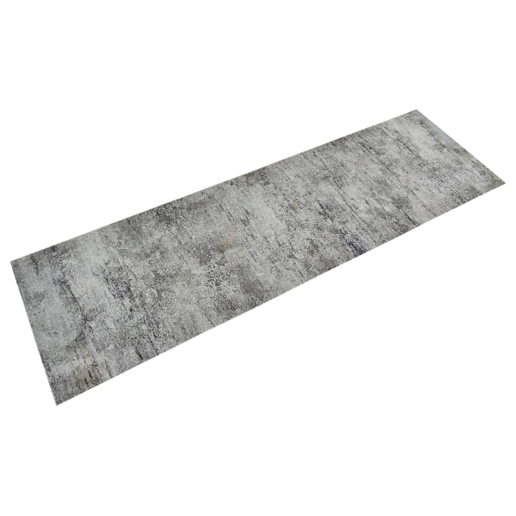 Kjøkkenteppe vaskbar Beton 60x180 cm fløyel