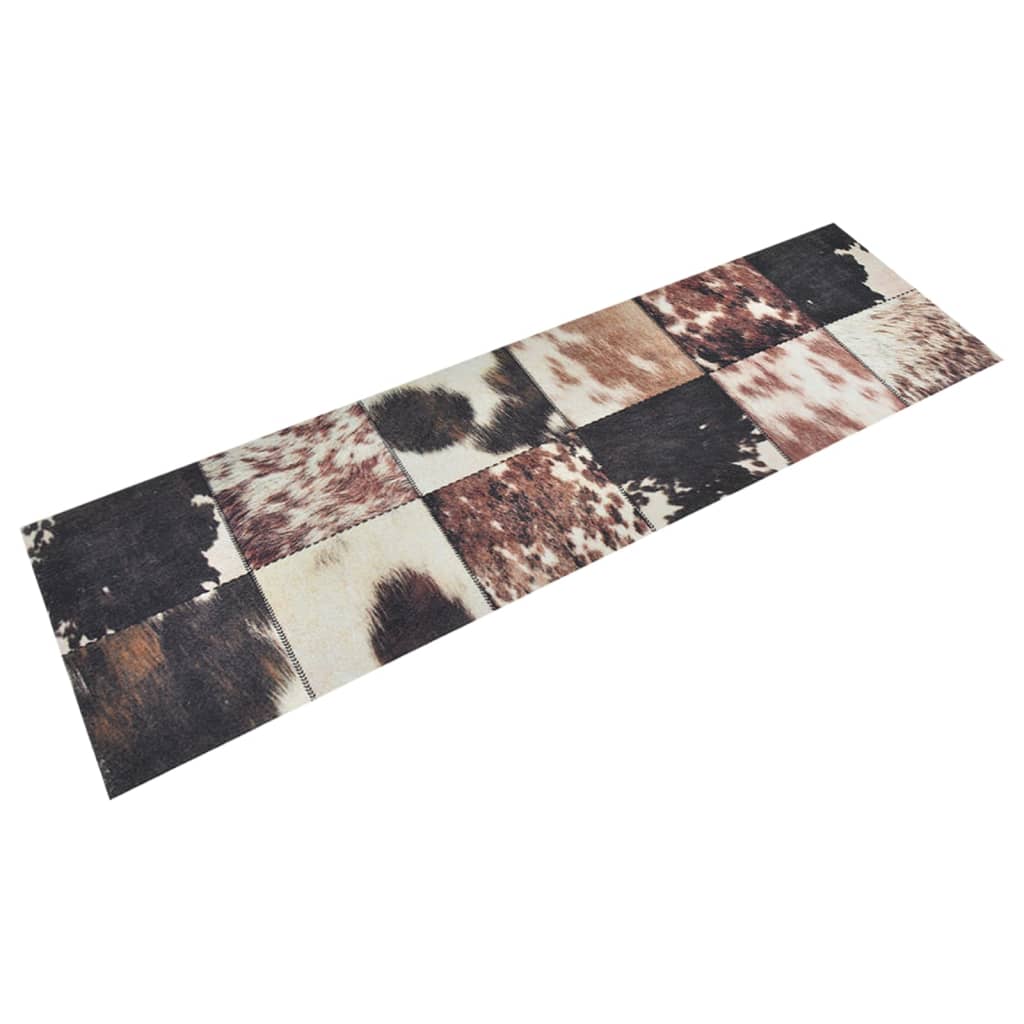 Kjøkkenteppe vaskbar Animal Skin 45x150 cm fløyel