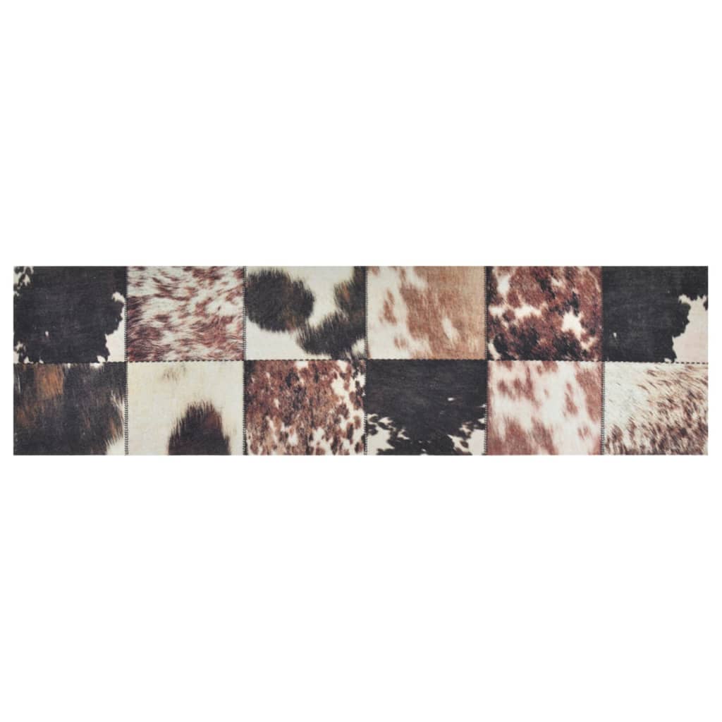 Kjøkkenteppe vaskbar Animal Skin 45x150 cm fløyel