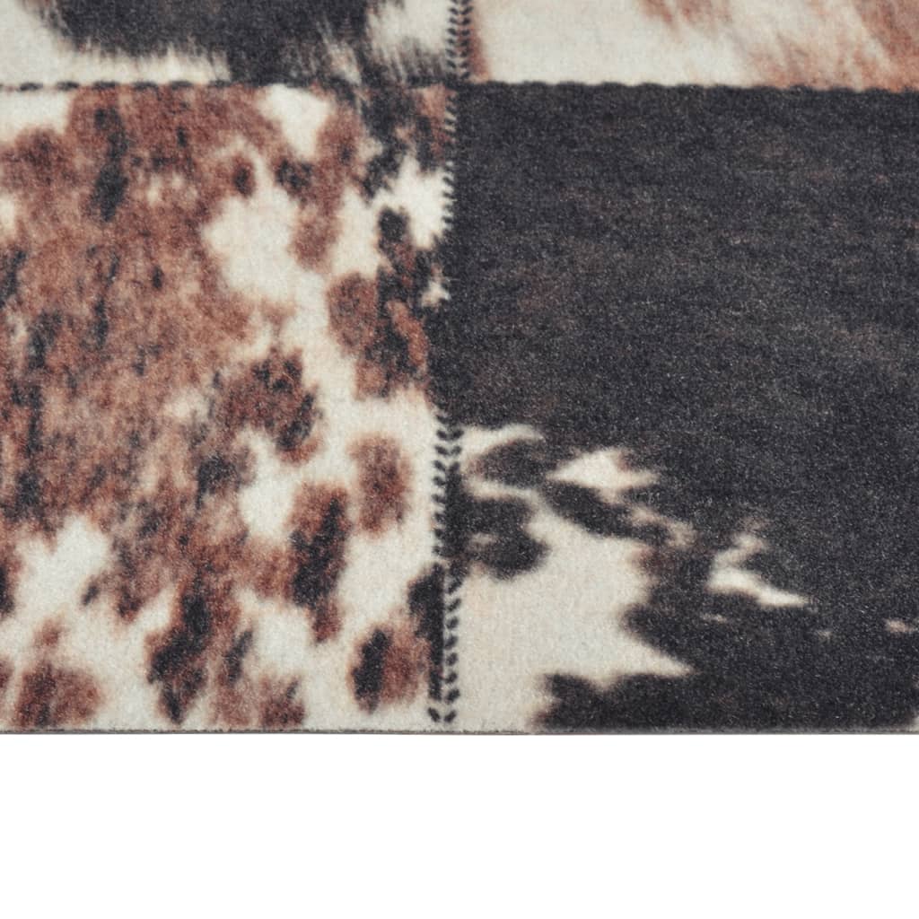 Kjøkkenteppe vaskbar Animal Skin 45x150 cm fløyel