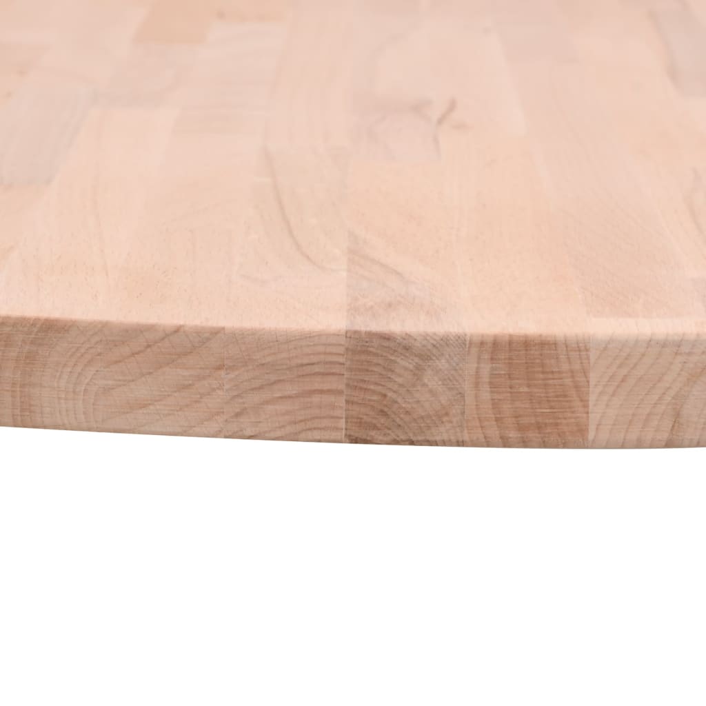 Bordplate Ø30x1,5 cm rund heltre bøketre