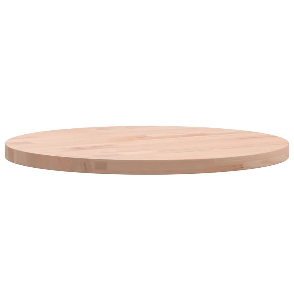 Bordplate Ø30x1,5 cm rund heltre bøketre