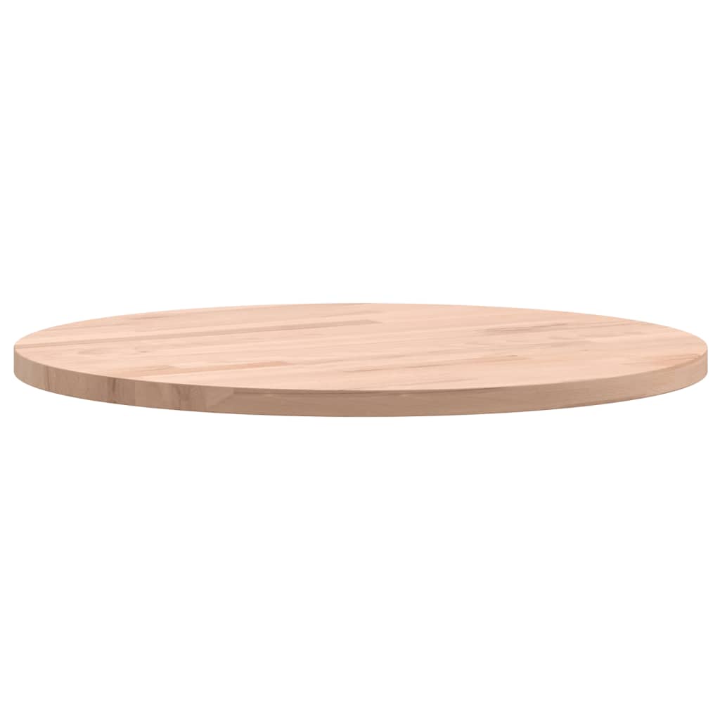 Bordplate Ø40x1,5 cm rund heltre bøketre